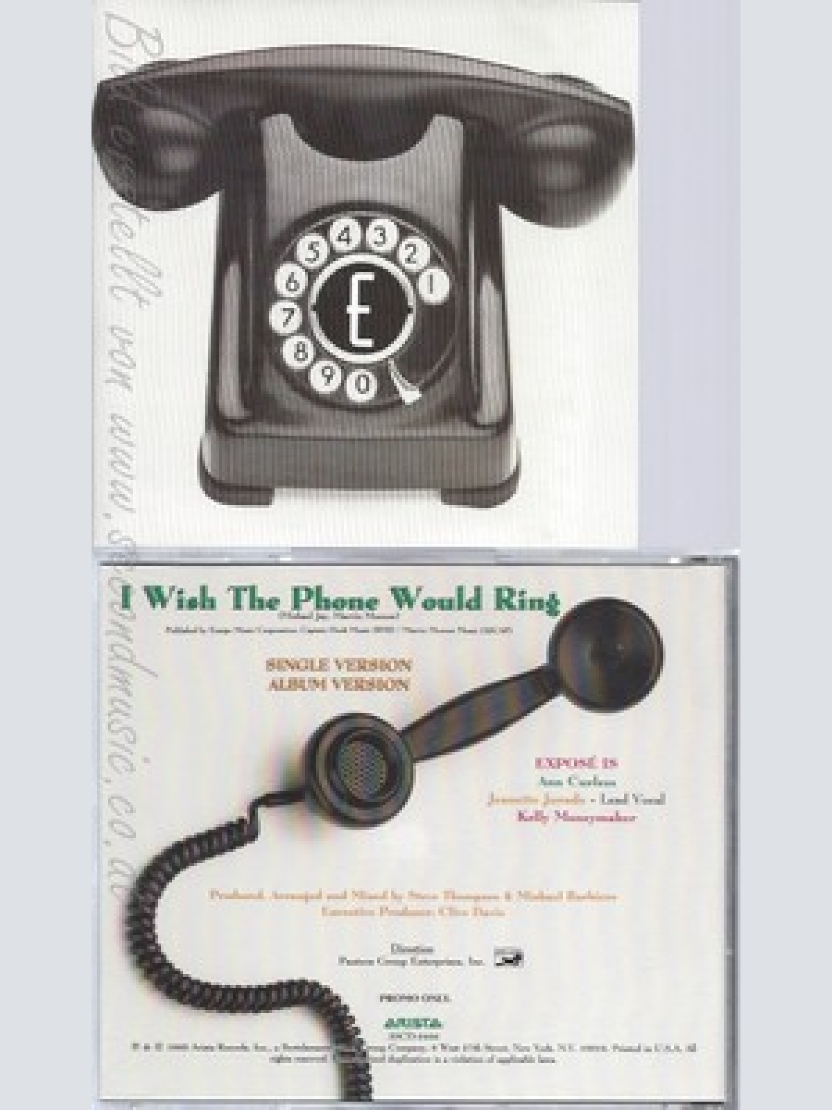 CD--EXPOSE--I WISH THE PHONE WOULD RING--PROMO
