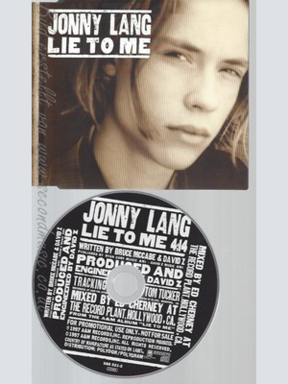 CD--JOHNNY LANG--LIE TO ME --PROMO