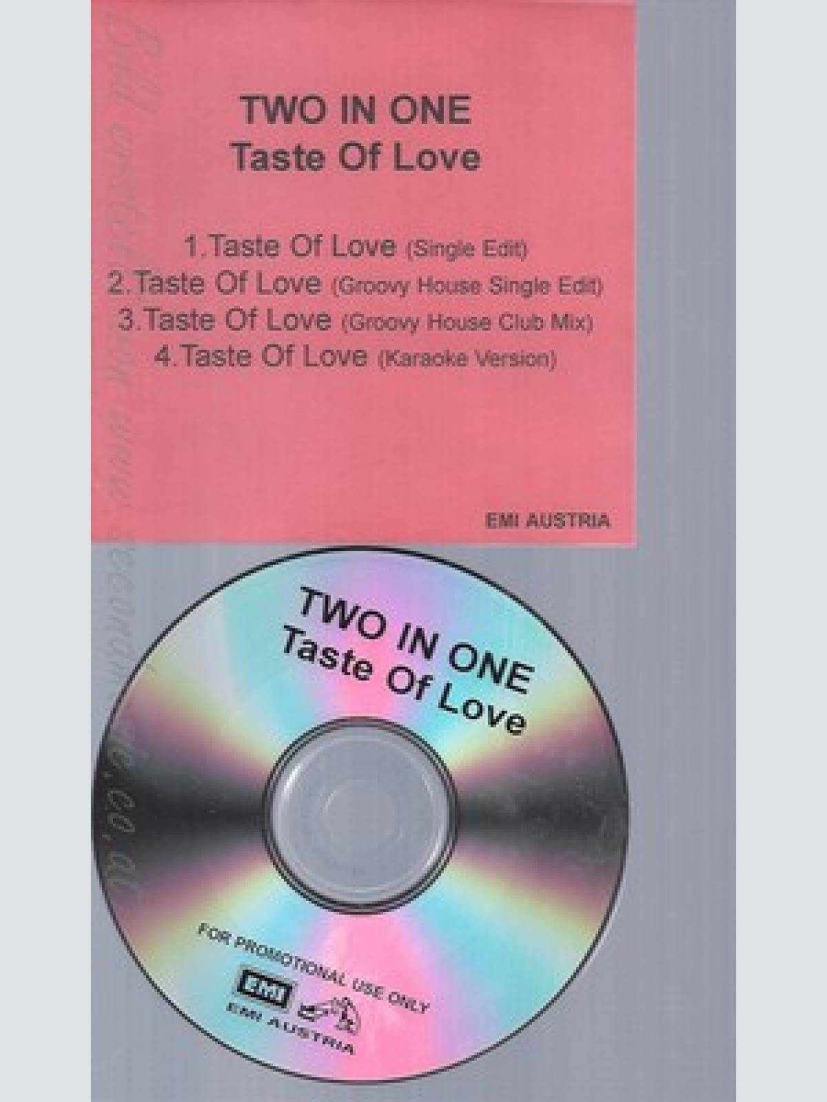 CD--TWO IN ONE--TASTE OF LOVE--PROMO