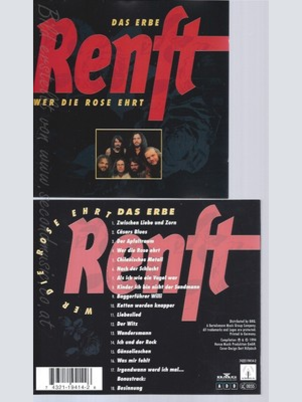 CD--RENFT -- -- WER DIE ROSE EHRT