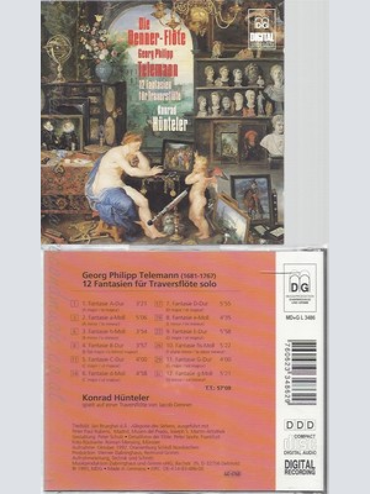 CD--KONRAD HUENTELER -- -- 12 FANTASIEN