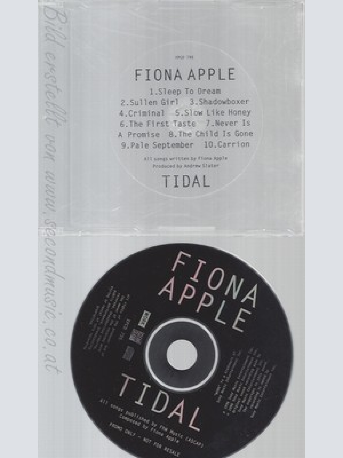 CD--FIONA APPLE--TIDAL--PROMO