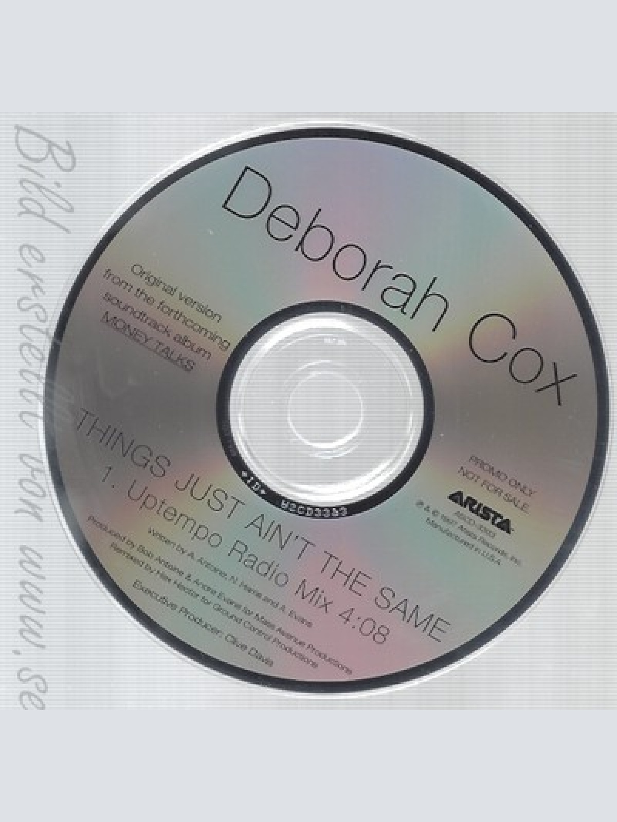 CD--DEBORAH COX--THINGS JUST AIN'T THE SAME --PROMO--OHNE COVER