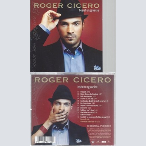 CD--ROGER CICERO -- -- BEZIEHUNGSWEISE