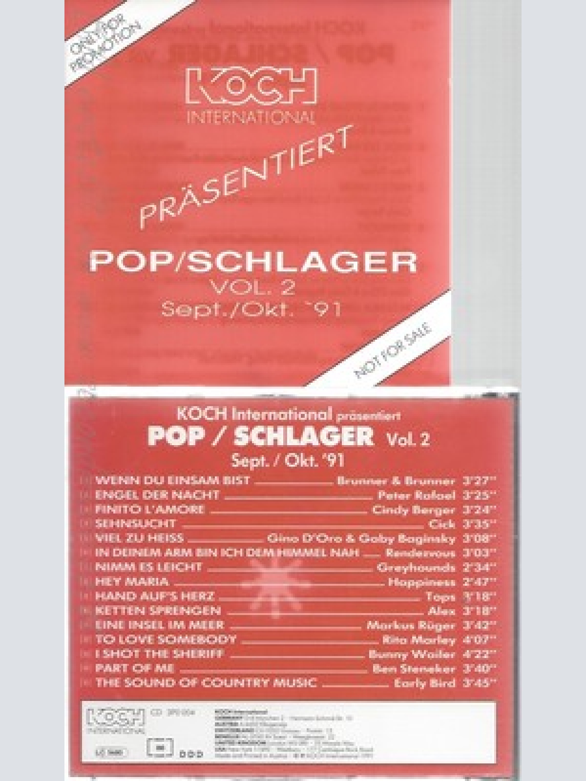 CD--KOCH PRÄSENTIERT--POP/SCHLAGER--VOL2 --PROMO
