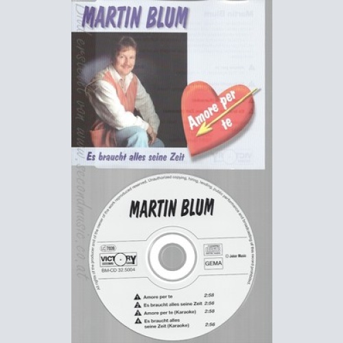CD--MARTIN BLUM UND JUERGEN KRAUSE -- --- AMORE PER TE