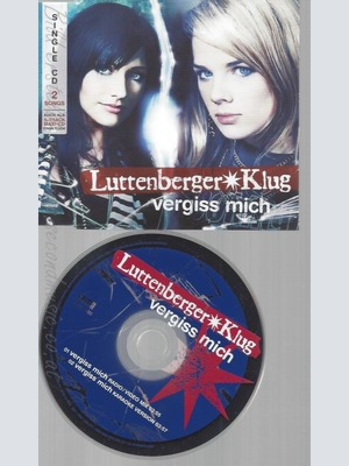 CD--LUTTENBERGER--2007-- SINGLE -- VERGISS MICH --