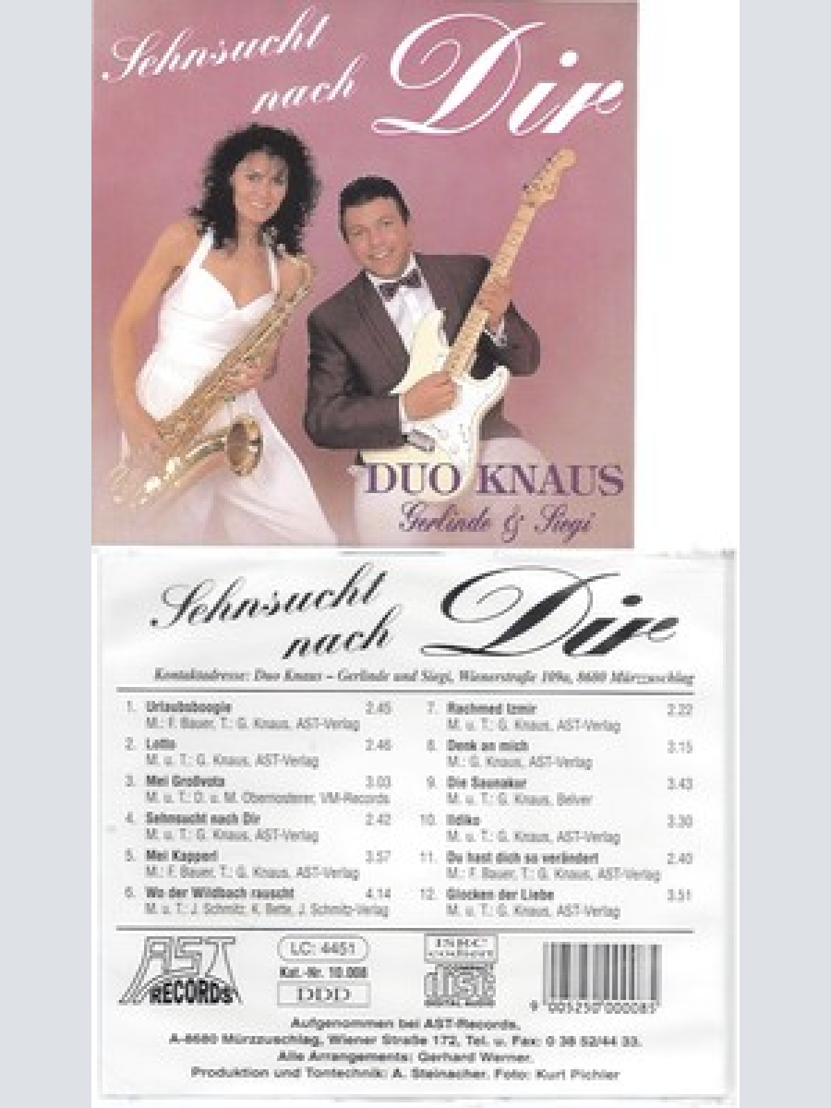 CD--DUO KNAUS--SEHNSUCHT NACH DIR
