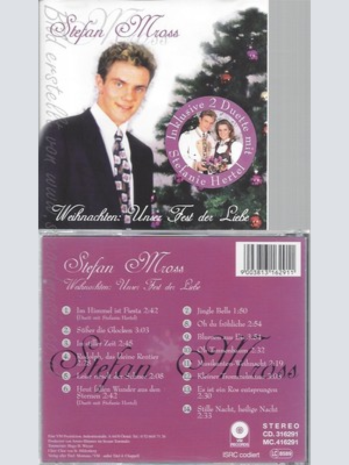 CD--STEFAN MROSS -- WEIHNACHTEN: UNSER FEST DER LIEBE
