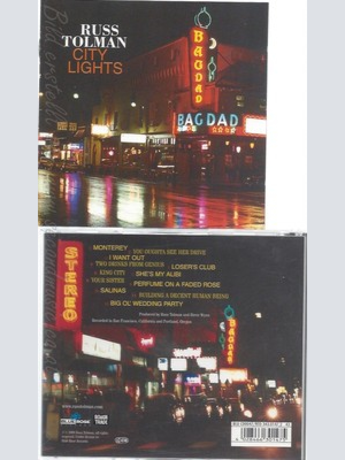 CD--RUSS TOLMAN -- -- CITY LIGHTS