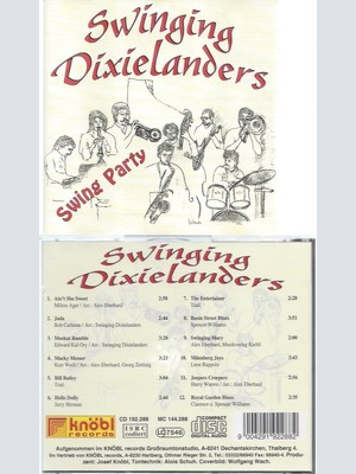 CD--SWINGING DIXIELANDERS--SWING PARTY