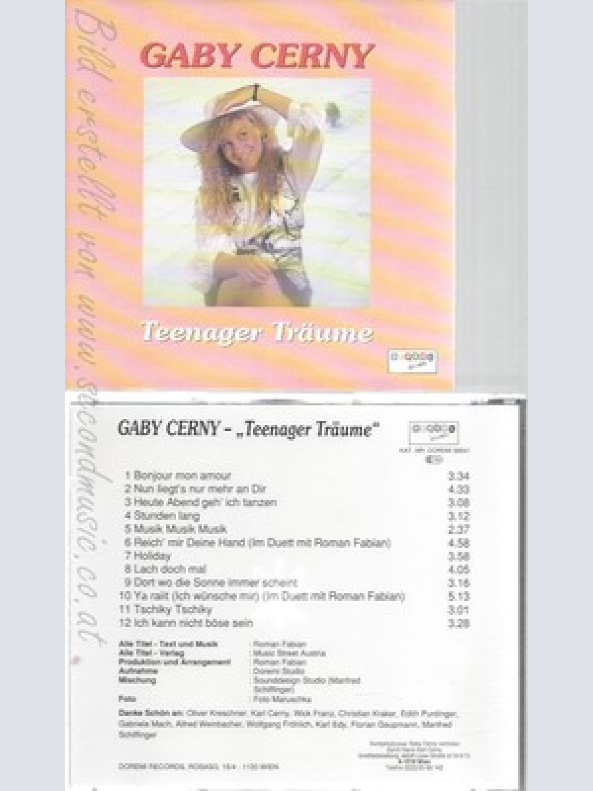 CD--GABY CERNY--TEENAGER TRÄUME
