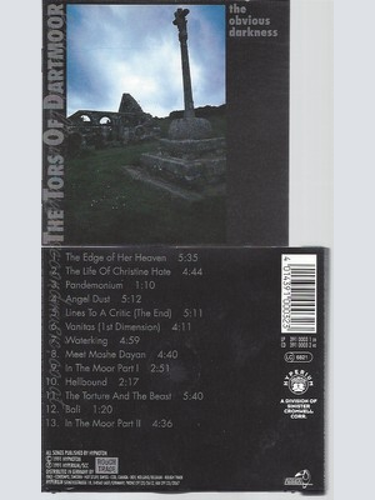 CD--TORS OF DARTMOOR -- -- THE OBVIOUS DARK