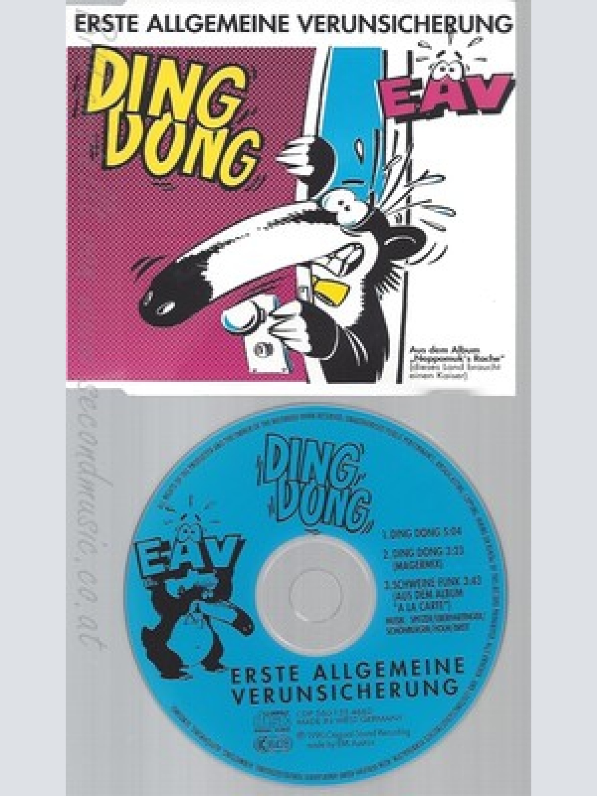 CD--ERSTE ALLGEMEINE VERUNSICHERUNG -DING DONG, 1990-EAV