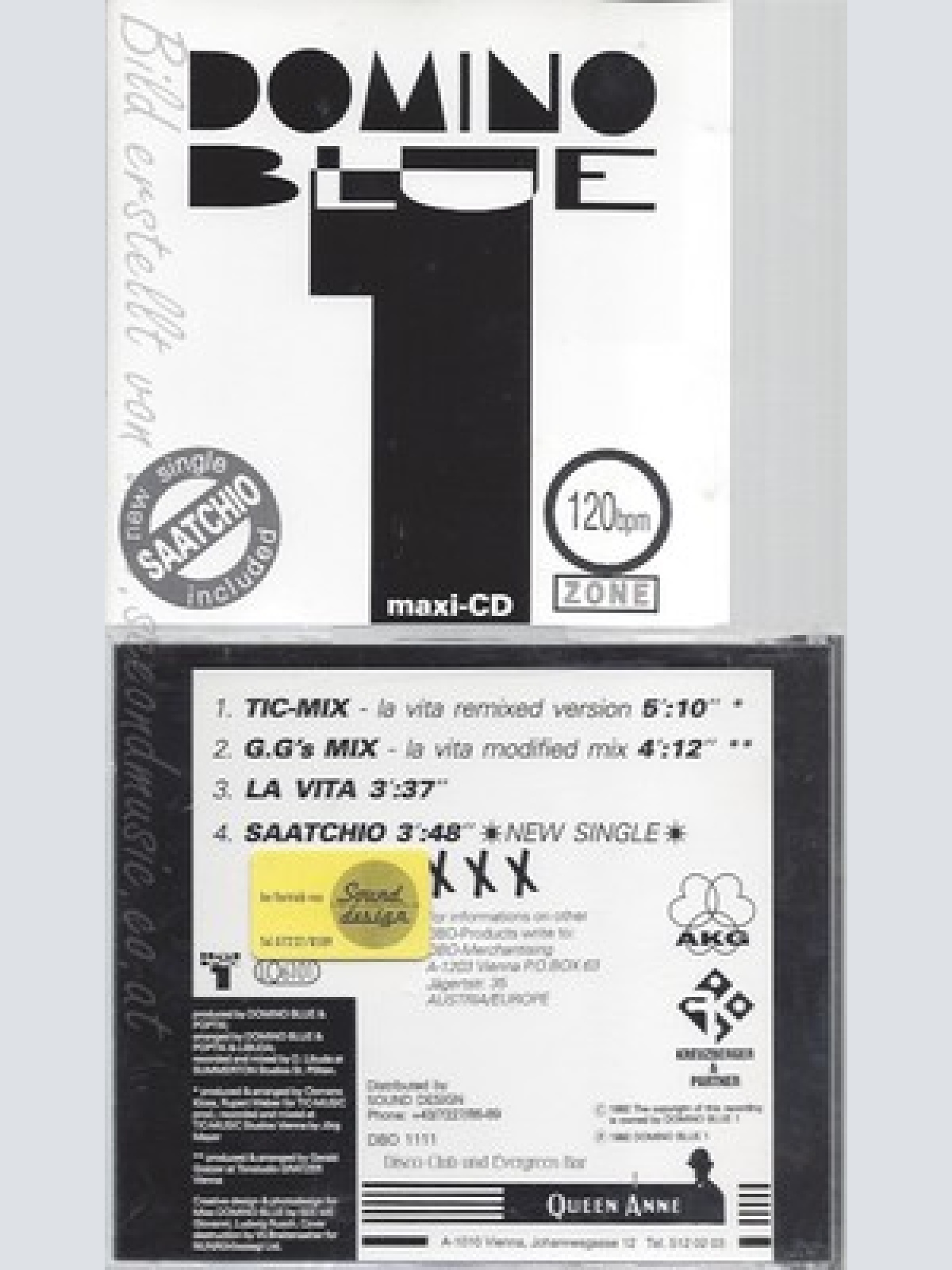 CD--DOMINO BLUE--TIC-MIX--