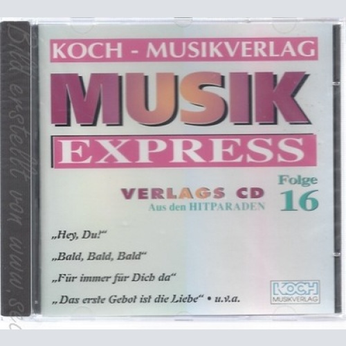 CD--MUSIK EXPRESS--FOLGE 16--FREY--PEGGY MARCH--BACHLER BUAM--