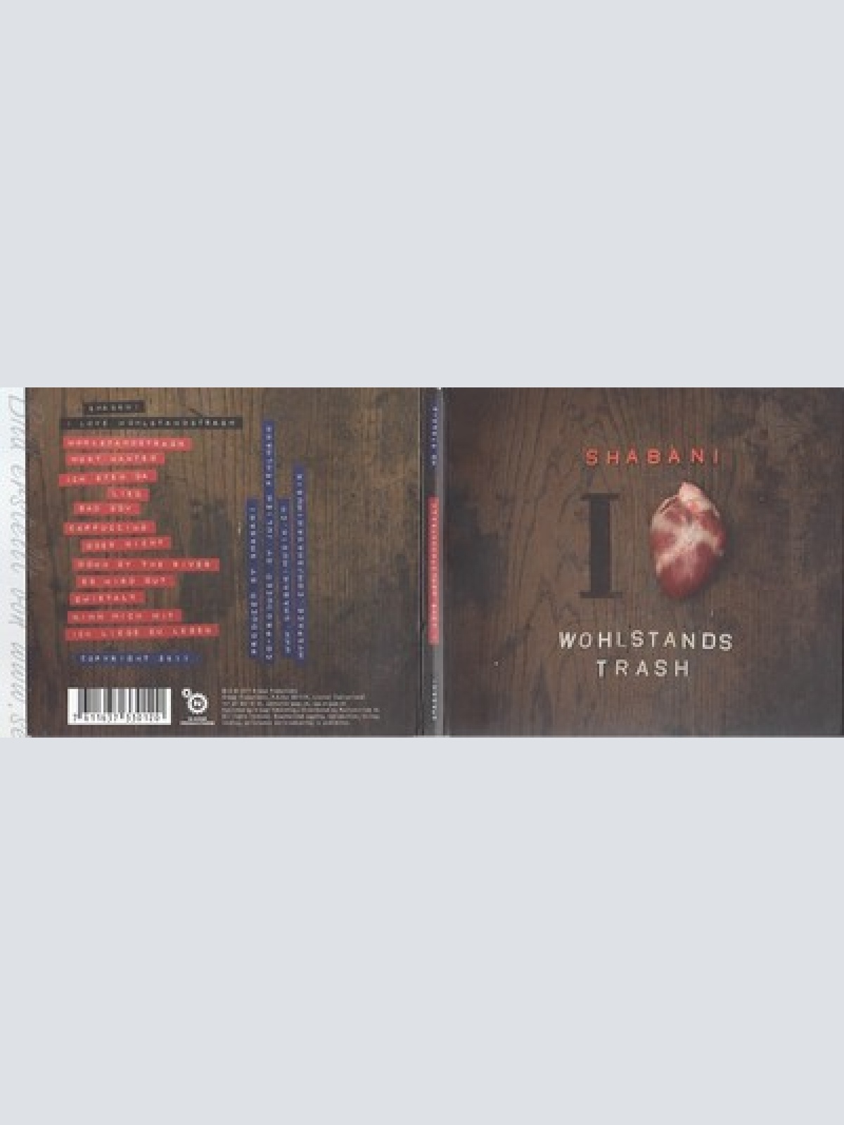 CD--SHABANI -- -- I LOVE WOHLSTANDSTRASH