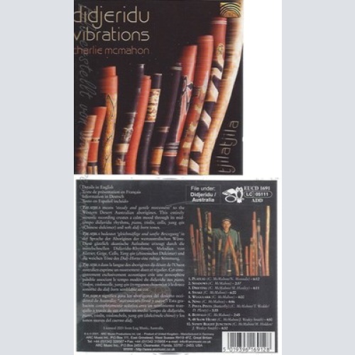 CD--CHARLIE MCMAHON -- -- DIDJERIDU VIBRATIONS