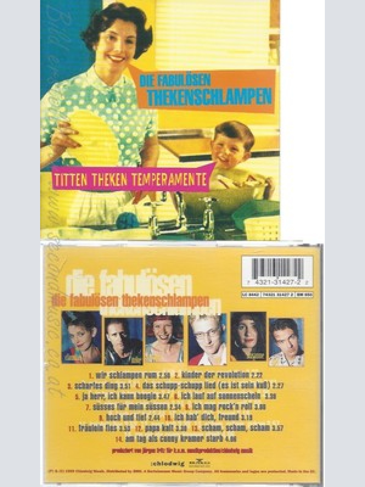 CD--DIE FABULOESEN -- -- TITTEN,THEKEN,TEMPER...