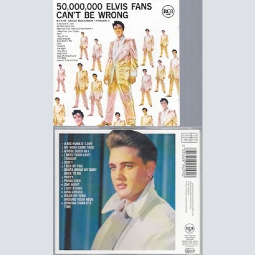 CD--ELVIS PRESLEY -- -- 50,000,000 ELVIS FANS CAN'T BE WRONG: ELVIS' GOLDEN RECO