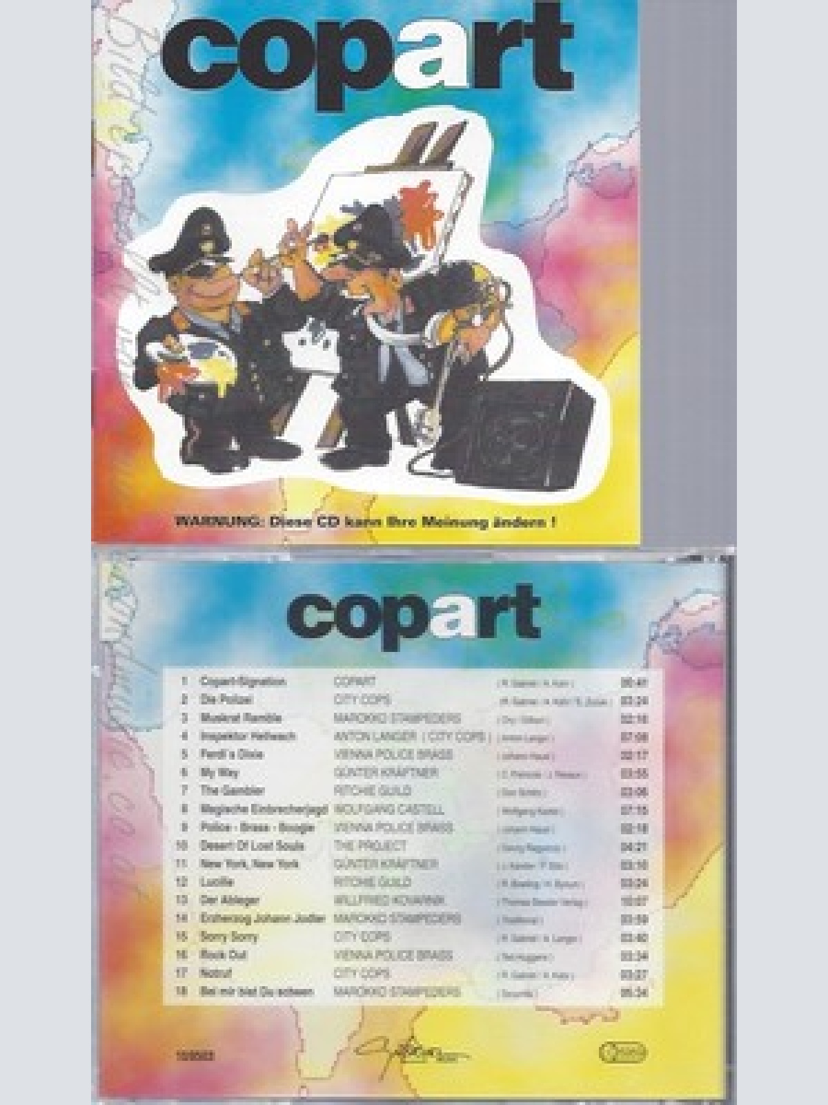 CD--COPART--CITY COPS-THE PROJECKT--VARIOUS