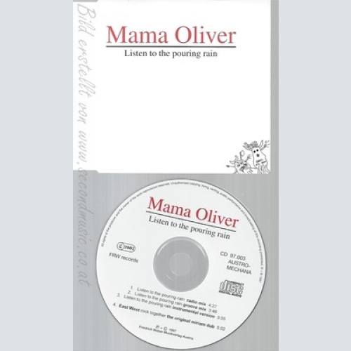 CD--MAMA OLIVER--LISTEN TO THE POURING RAIN--