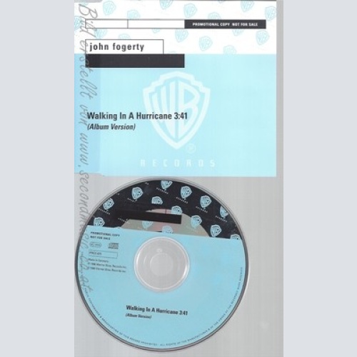 CD--JOHN FORGERTY--WALKING IN A HURRICANE--PROMO