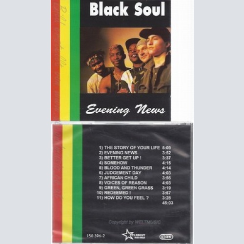 CD--BLACK SOUL--EVENING NEWS
