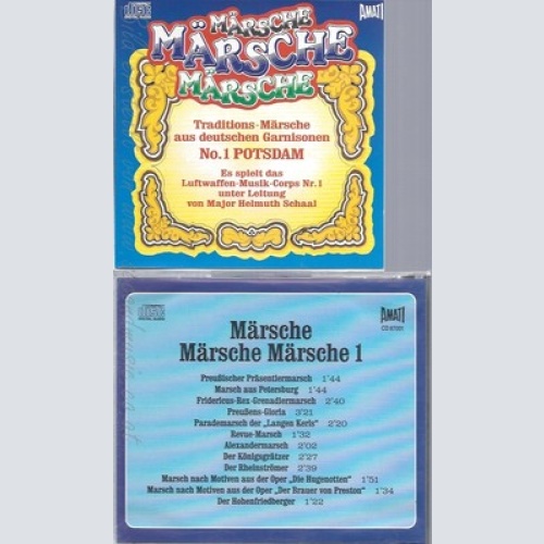 CD--MÄRSCHE MÄRSCHE --NO 1 POTSDAM--