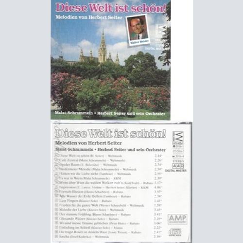 CD--HERBERT SEITER UND SEIN ORCHESTER--DIE WELT IST SCHÖN