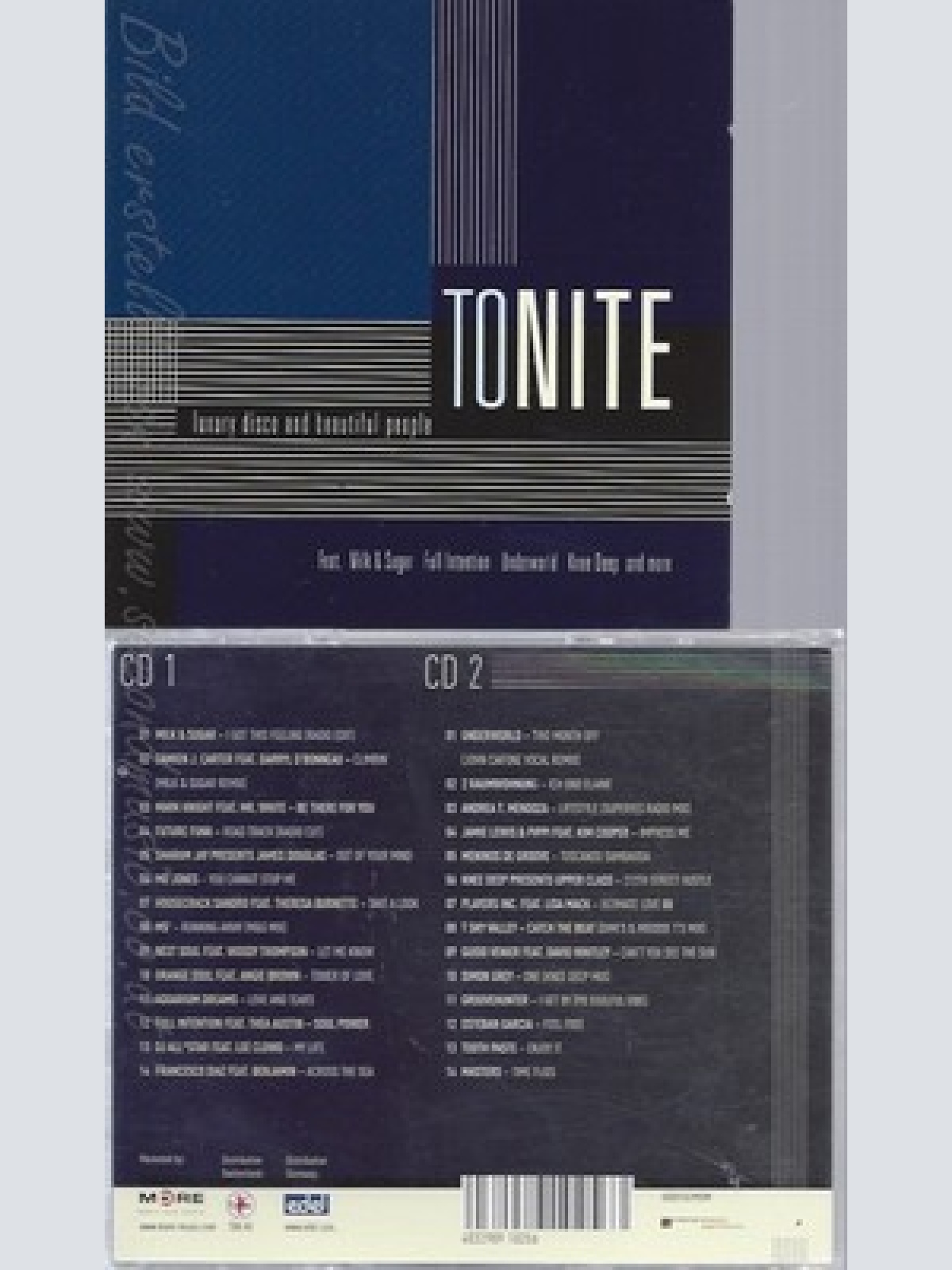 CD--VARIOUS -- --2CD -- TONITE-REAL CLUBSOUND OF THE N