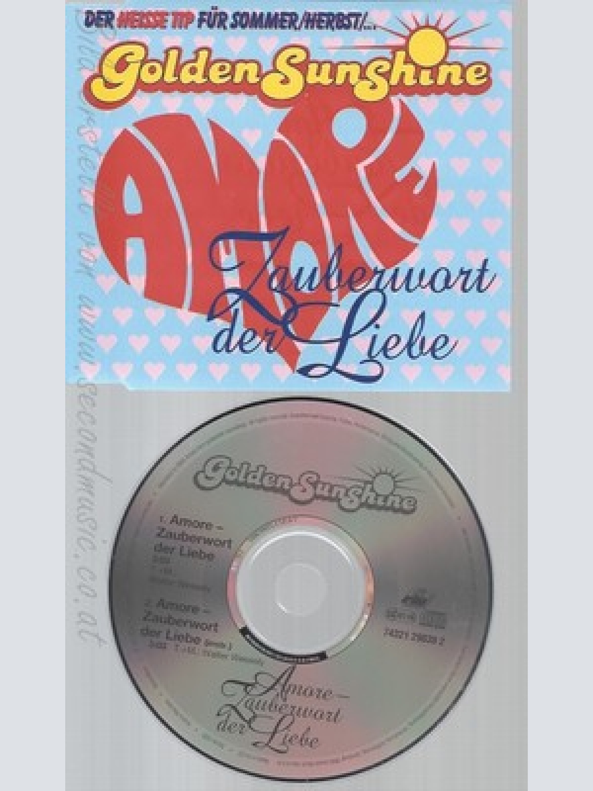 CD--GOLDEN SUNSHINE--ZAUBERWART DER LIEBE