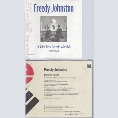 CD--FREEDY JOHNSTON--DOLORES--PROMO