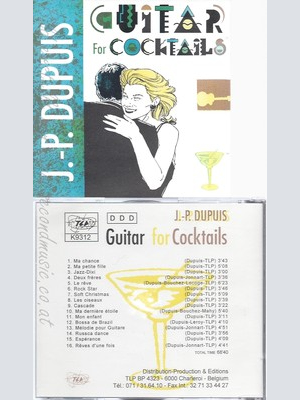 CD--J P DUPUIS--GUITAR FOR COCKTAILS--