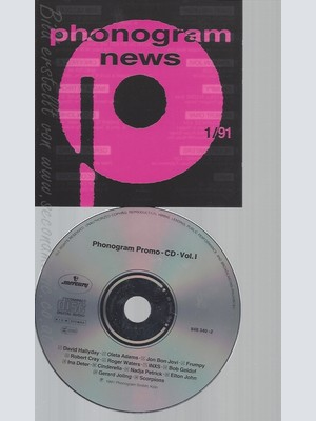 CD--PHONOGRAM NEWS--1/91--FRUMPY--SCORPIONS--PROMO