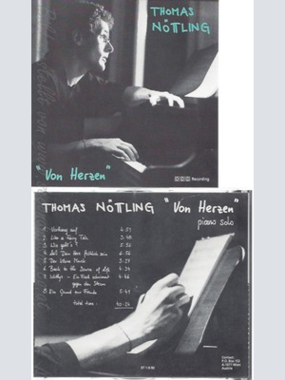 CD--THOMAS NÖTTLING--VON HERZEN