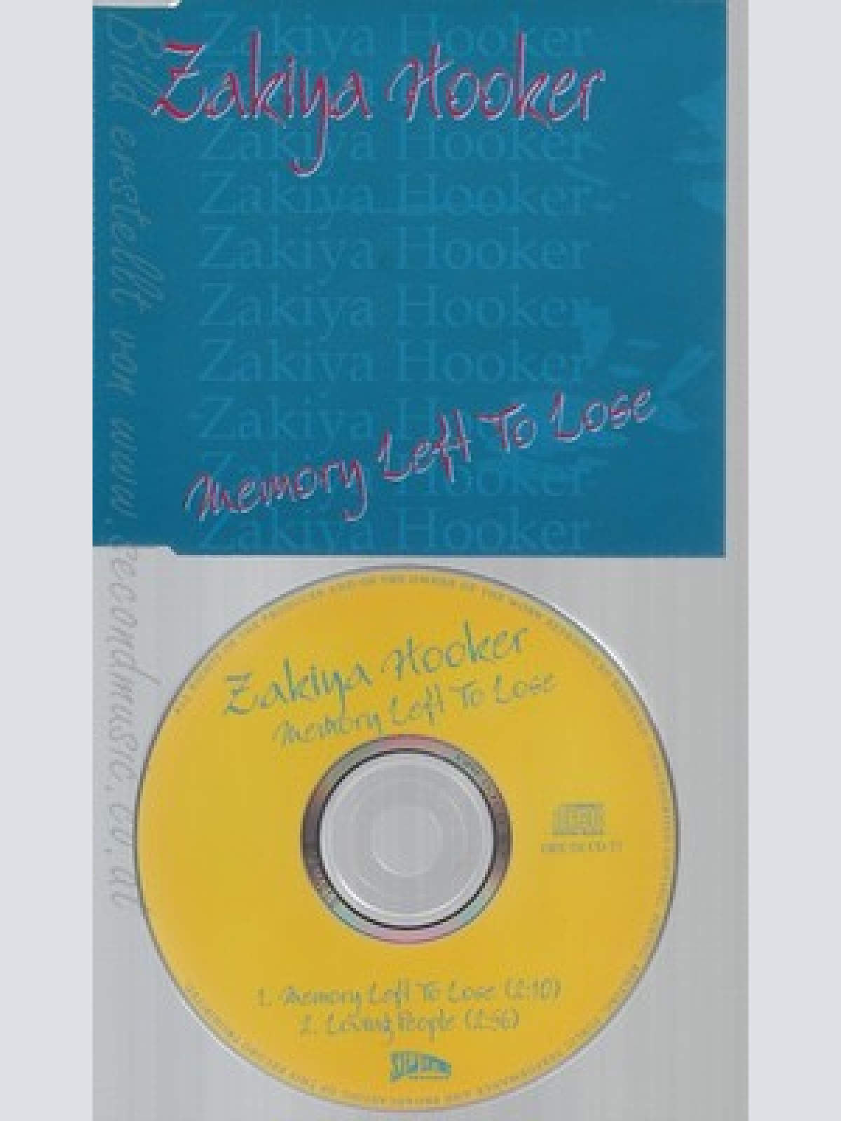 CD--ZAKIYA HOOKER--MEMORY LEFT TO LOSE--PROMO