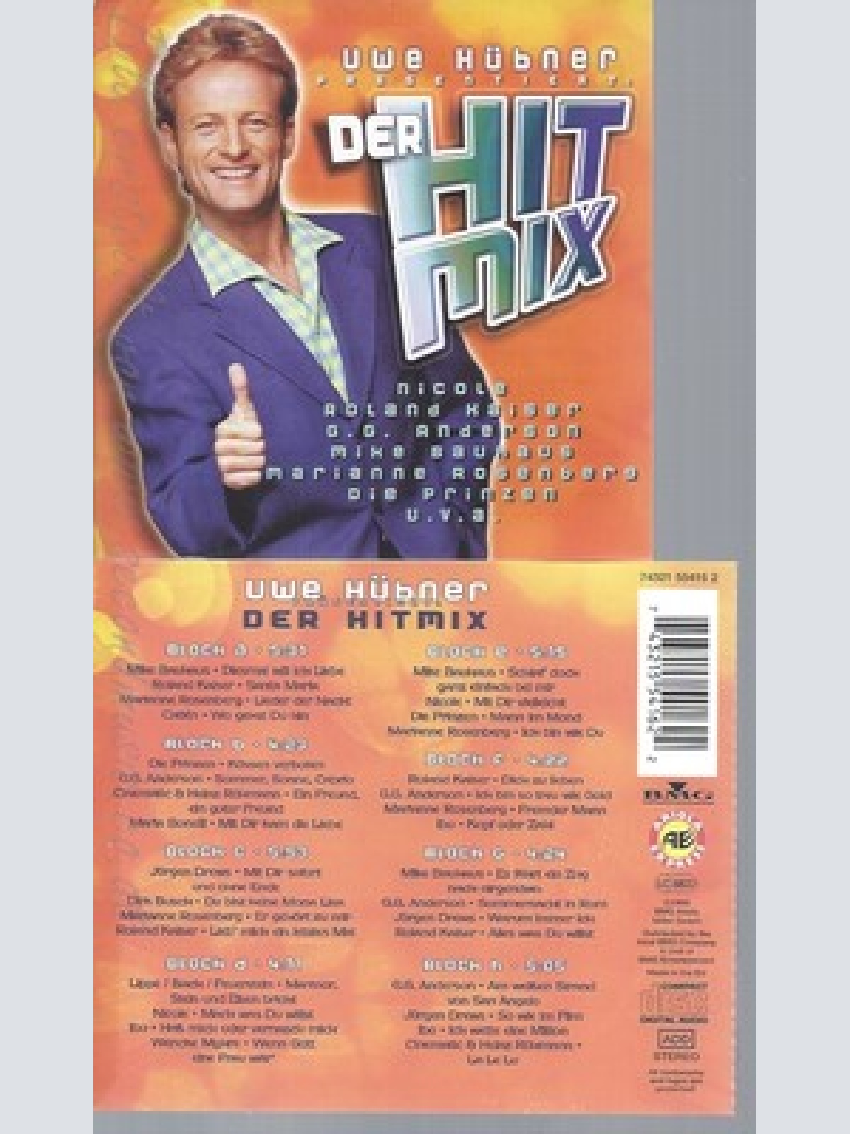 CD--VARIOUS, NICOLE, ROLAND KAISER UND G.G. ANDERSON -- -- UWE HÜBNER PRÄSENTIER
