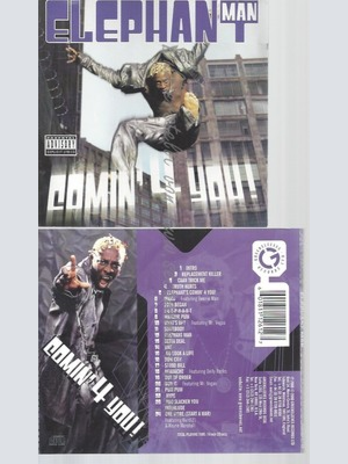 CD--ELEPHANT MAN -- -- COMING 4 YOU