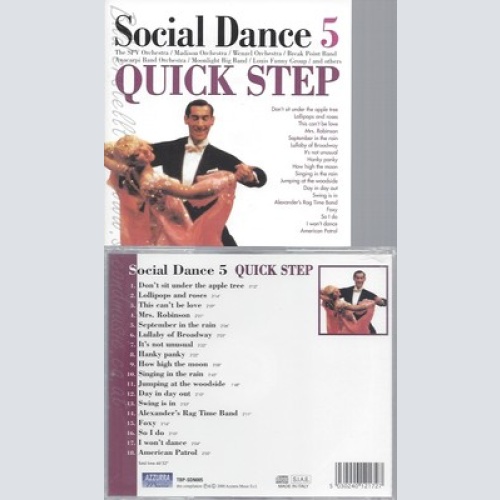 CD--VARIOUS -- -- QUICK STEP: SOCIAL DANCE 5