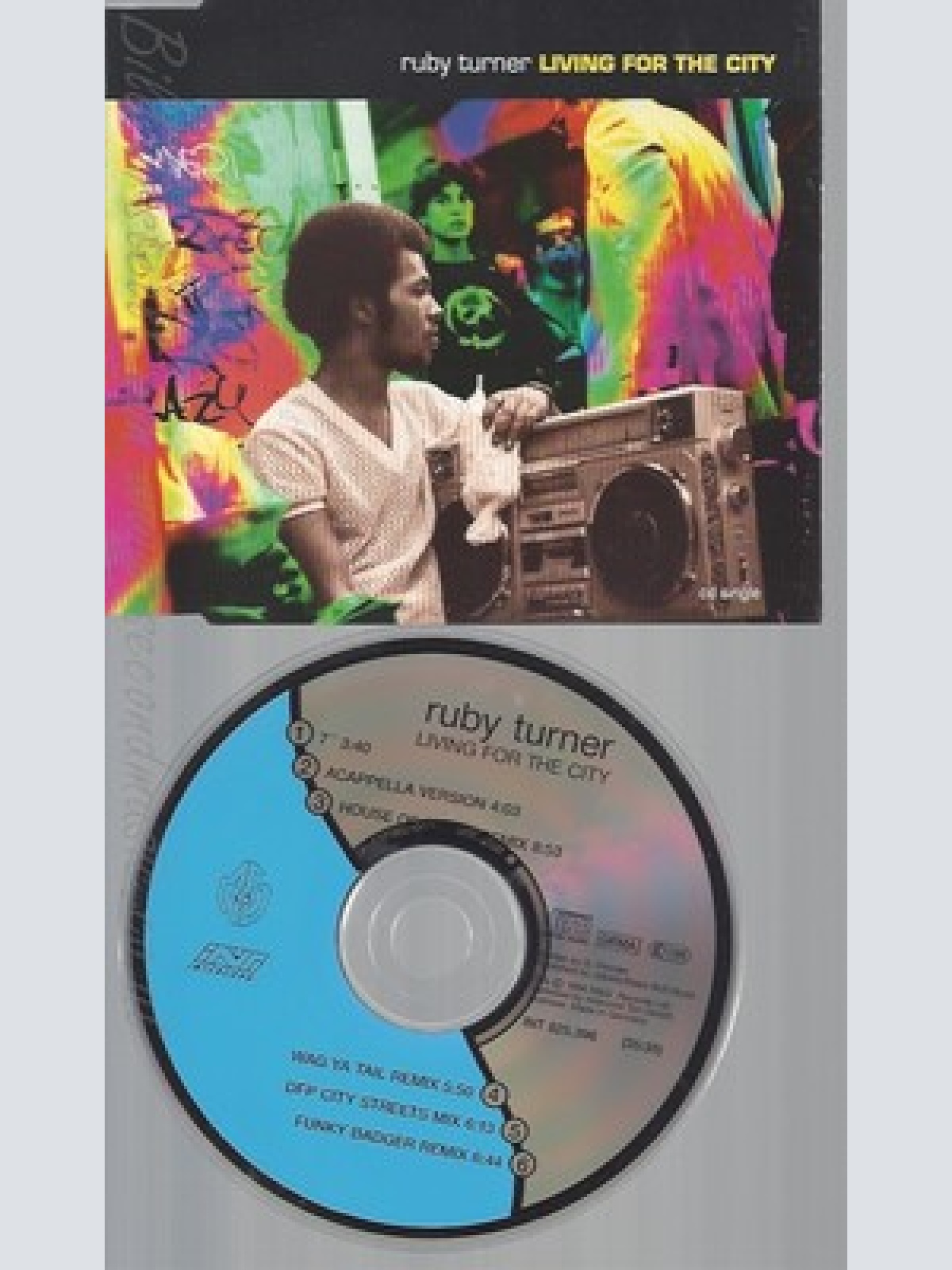 CD--RUBY TURNER --- LIVING FOR THE CITY