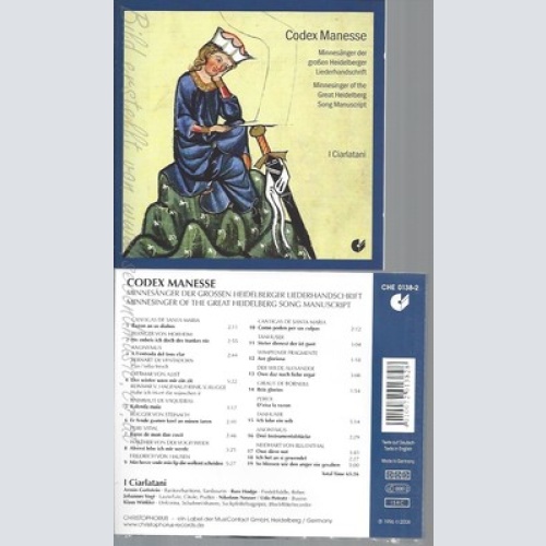 CD--I CIARLATANI, BERNGER / HORHEIM ---- MINNESÄNGER DER GROSSEN HEIDELBERGER LI