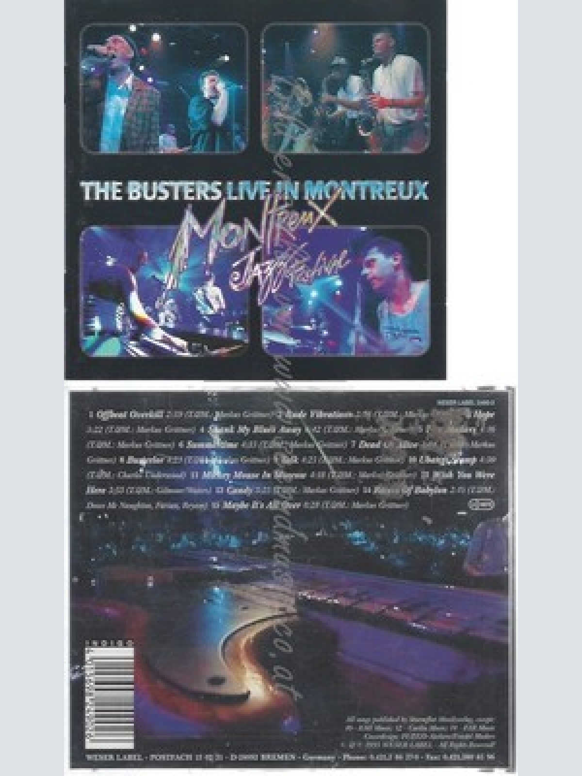 CD--BUSTERS -- -- LIVE IN MONTREUX