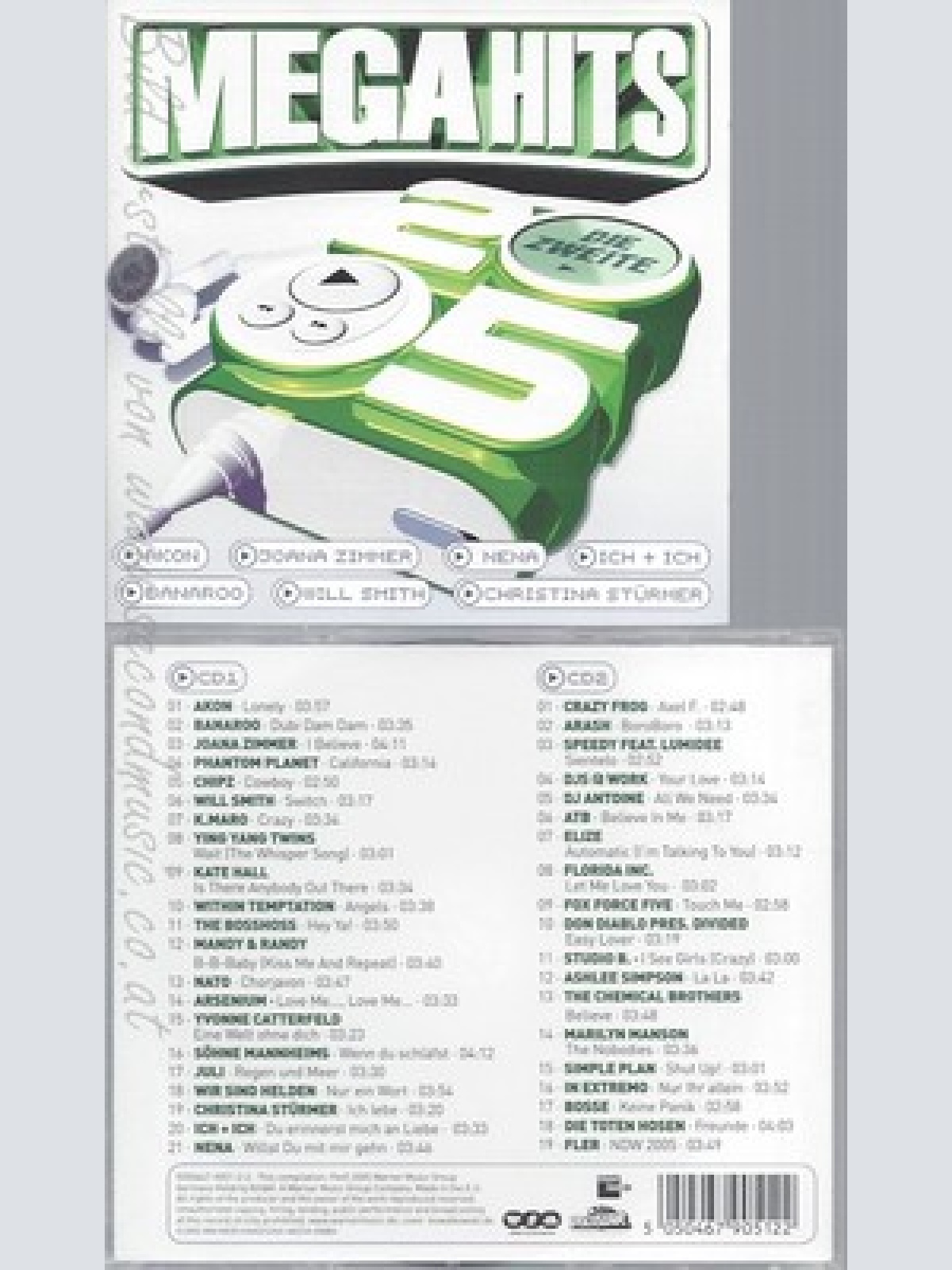 CD--VARIOUS -- --2CD -- MEGAHITS 2005:DIE ZWEITE