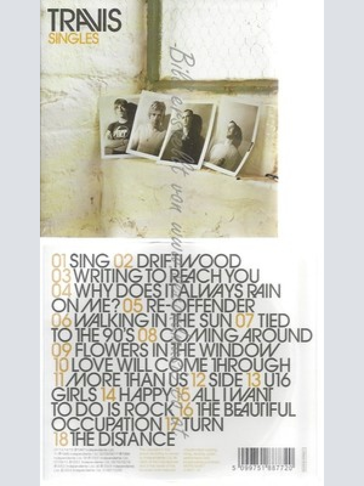 CD--TRAVIS -- -- SINGLES