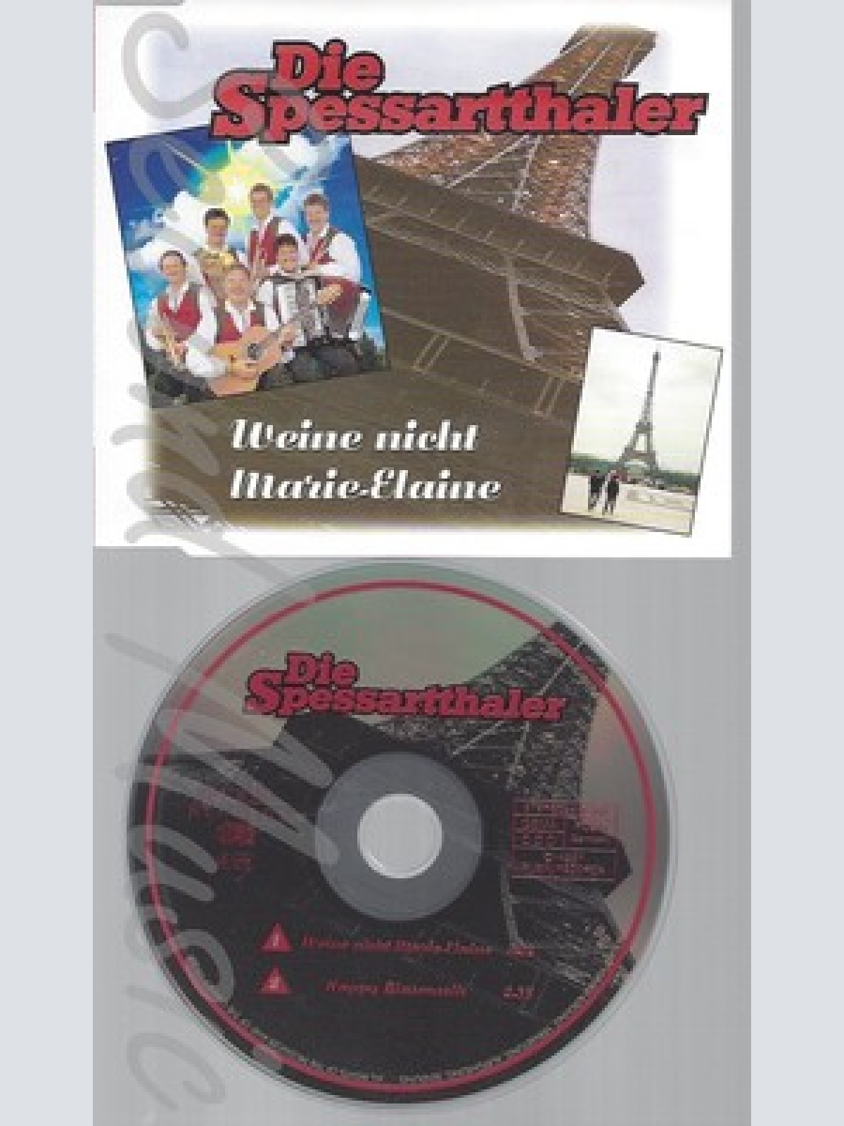 CD--DIE SPESSARTTHALER -- WEINE NICHT MARIE-ELAINE