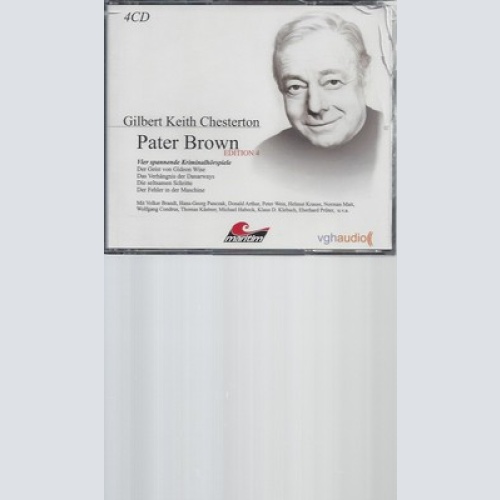 CD--GILBERT KEITH CHESTERTON -- --4 CD SET -- PATER BROWN --