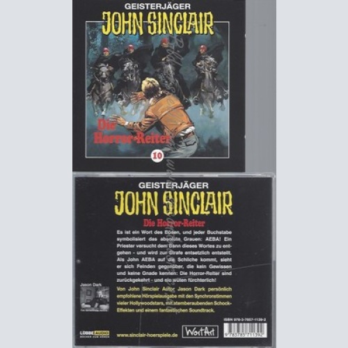CD--JOHN SINCLAIR FOLGE 10, JOHN 10 SINCLAIR UND JOHN SINCLAIR -- -- DIE HORROR-