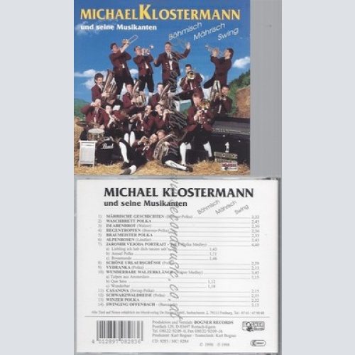 CD--MICHAEL KLOSTERMANN UND SEINE MUSIKANTEN -- -- BOEHMISCH -- SWING