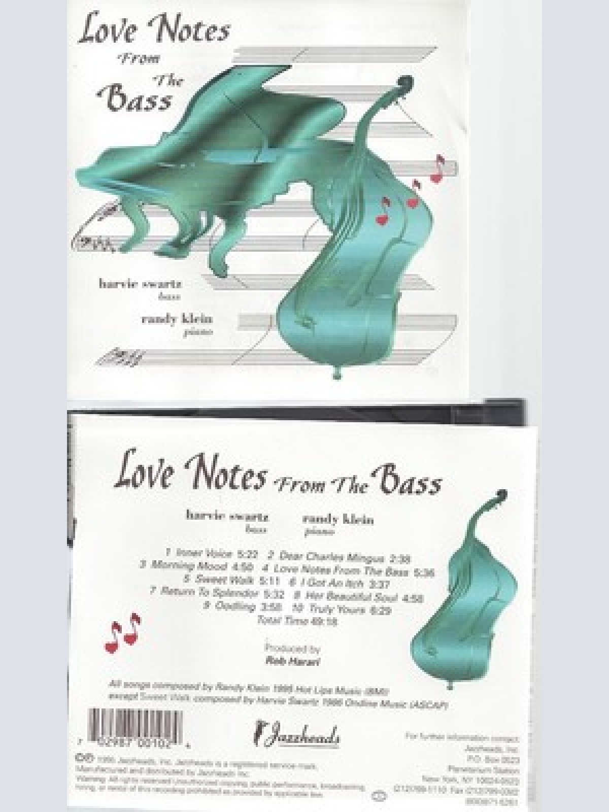 CD--SWARTZ UND KLEIN -- --- LOVE NOTES FROM THE BASS